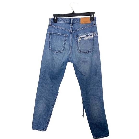 Moussy Vintage MV Latrobe Medium Wash Distressed Jeans - Picture 3 of 11